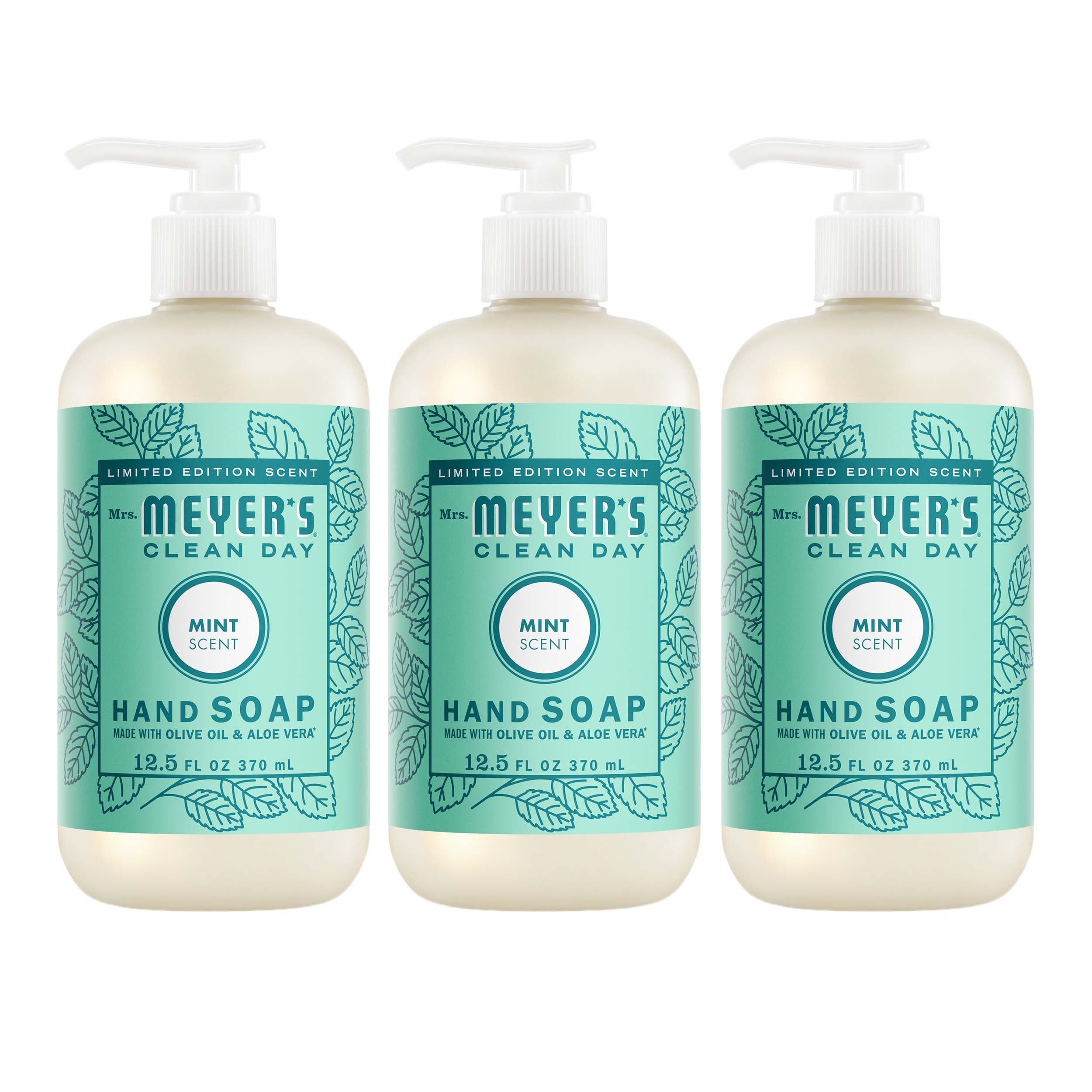 Mint Liquid Hand Soap 3-count Bundle